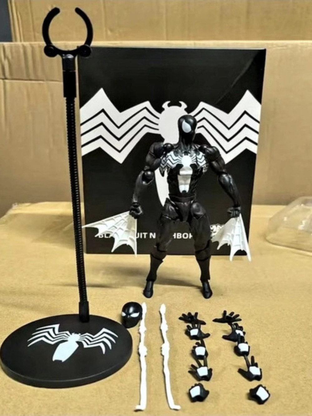 Mego Black Suit Neighbor 1:12 Figure
